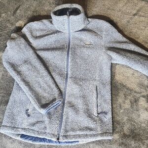 The North Face Osito Sherpa Fleece Jacket Women’s M Blue Full Zip Cozy